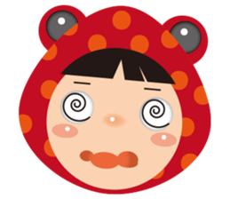 Red frog -KiKi sticker #11282374
