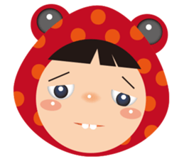 Red frog -KiKi sticker #11282380