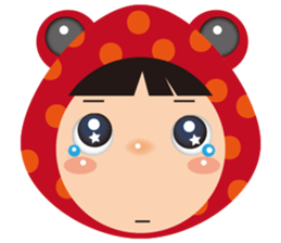Red frog -KiKi sticker #11282381