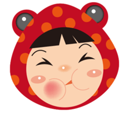 Red frog -KiKi sticker #11282382