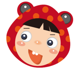 Red frog -KiKi sticker #11282384