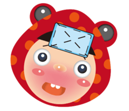 Red frog -KiKi sticker #11282386