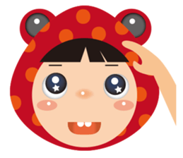Red frog -KiKi sticker #11282388