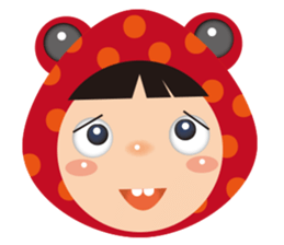 Red frog -KiKi sticker #11282389