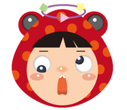 Red frog -KiKi sticker #11282390
