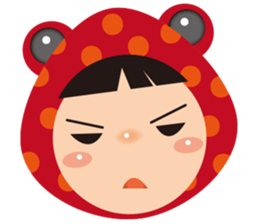 Red frog -KiKi sticker #11282391