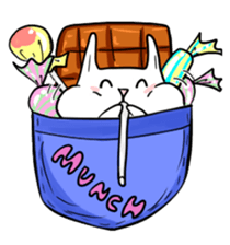 Pocket bunny sticker #11282681