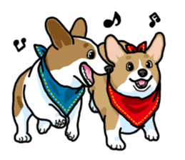 Wanko-Biyori Vol.5 Corgi sticker #11283545