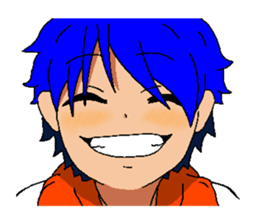 Alien KOKE and Boy and Cat English ver. sticker #11283997