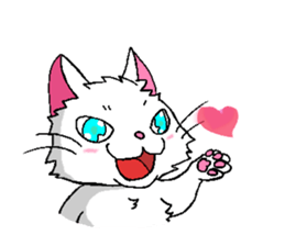 Alien KOKE and Boy and Cat English ver. sticker #11283998