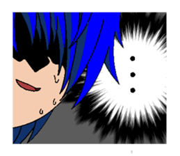 Alien KOKE and Boy and Cat English ver. sticker #11284019