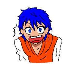 Alien KOKE and Boy and Cat English ver. sticker #11284021