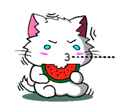 Alien KOKE and Boy and Cat English ver. sticker #11284027