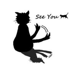 Alien KOKE and Boy and Cat English ver. sticker #11284031