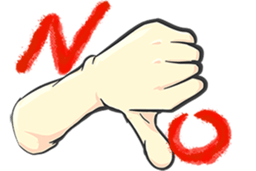 Use my Hand sticker #11284377