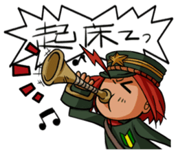 Undependable army girls sticker #11284553