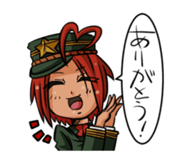 Undependable army girls sticker #11284555