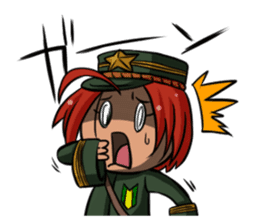 Undependable army girls sticker #11284566