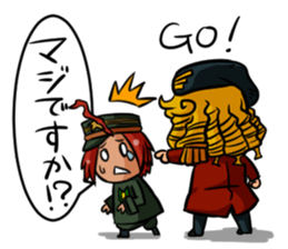 Undependable army girls sticker #11284570