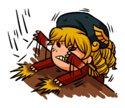 Undependable army girls sticker #11284583