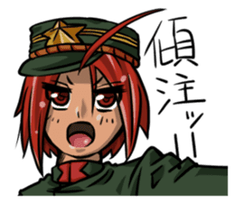 Undependable army girls sticker #11284585