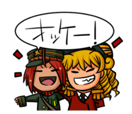 Undependable army girls sticker #11284587