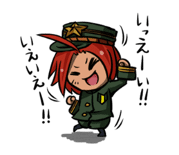 Undependable army girls sticker #11284589