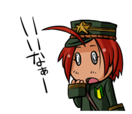 Undependable army girls sticker #11284590