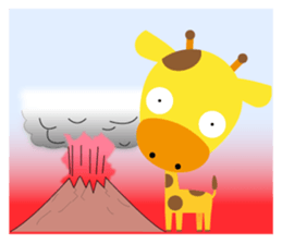 Theater of giraffe sticker #11284955