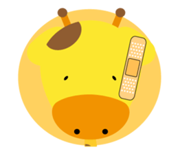 Theater of giraffe sticker #11284957