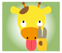 Theater of giraffe sticker #11284958