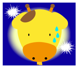 Theater of giraffe sticker #11284960