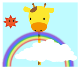 Theater of giraffe sticker #11284963