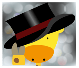 Theater of giraffe sticker #11284965