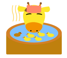 Theater of giraffe sticker #11284967