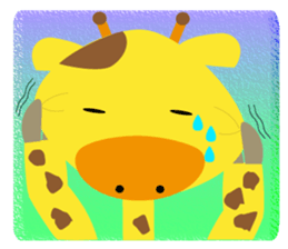 Theater of giraffe sticker #11284980