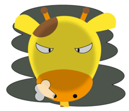 Theater of giraffe sticker #11284985