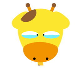 Theater of giraffe sticker #11284986