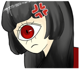 CYCLOPS GIRL 3 sticker #11285961