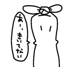 black&whiterabbit sticker #11286194