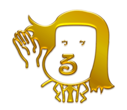 Funny and Kawaii  Golden Sticker sticker #11286425
