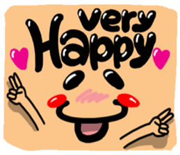 Big happy reactio11 sticker #11286586