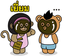 Monki & Mohock sticker #11286663