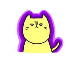 loose and pretty cat sticker #11287197