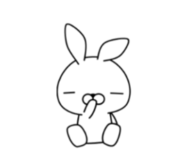 THE RABBIT STICKER 8 sticker #11287310