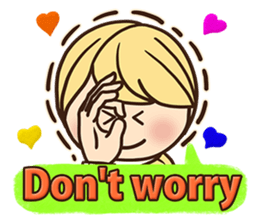 Love The wonderful woman [English] sticker #11288686