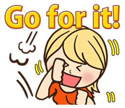 Love The wonderful woman [English] sticker #11288695