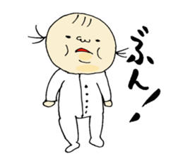 baby bun sticker #11289752