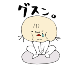 baby bun sticker #11289754