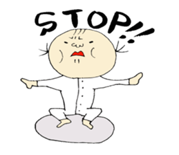 baby bun sticker #11289775